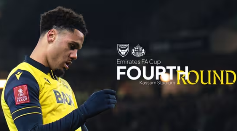 足总杯抽签揭晓：牛津联将主场迎战桑德兰